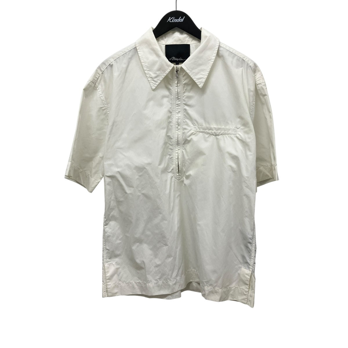 3．1 phillip lim Half-Zip Polo Shirtハーフジップ半袖シャツS221-2345NSCM 古着・中古-1枚目のアイテム画像