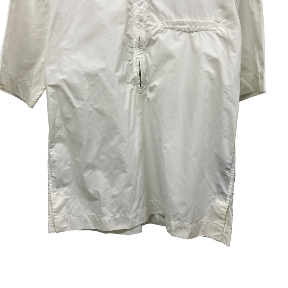 3．1 phillip lim Half-Zip Polo Shirtハーフジップ半袖シャツS221-2345NSCM 古着・中古-4枚目のアイテム画像