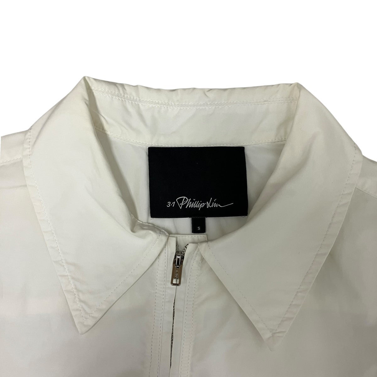 3．1 phillip lim Half-Zip Polo Shirtハーフジップ半袖シャツS221-2345NSCM 古着・中古-8枚目のアイテム画像