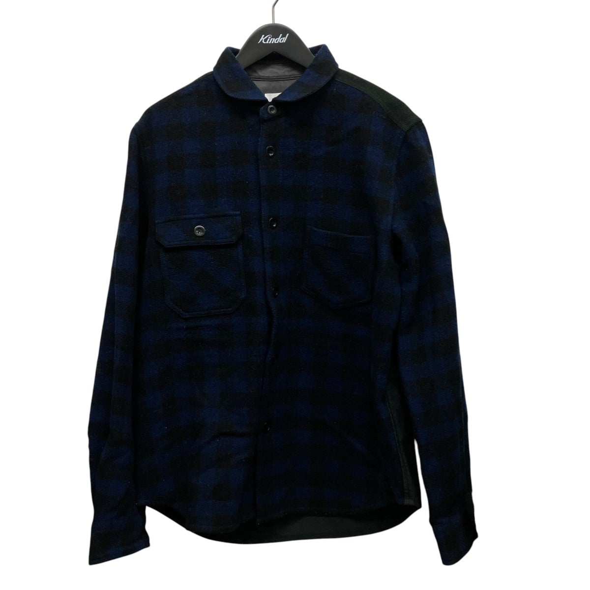 eYe COMME des GARCONS JUNYAWATANABE MAN 19AW切替チェックシャツジャケットWD-B912 古着・中古-1枚目のアイテム画像