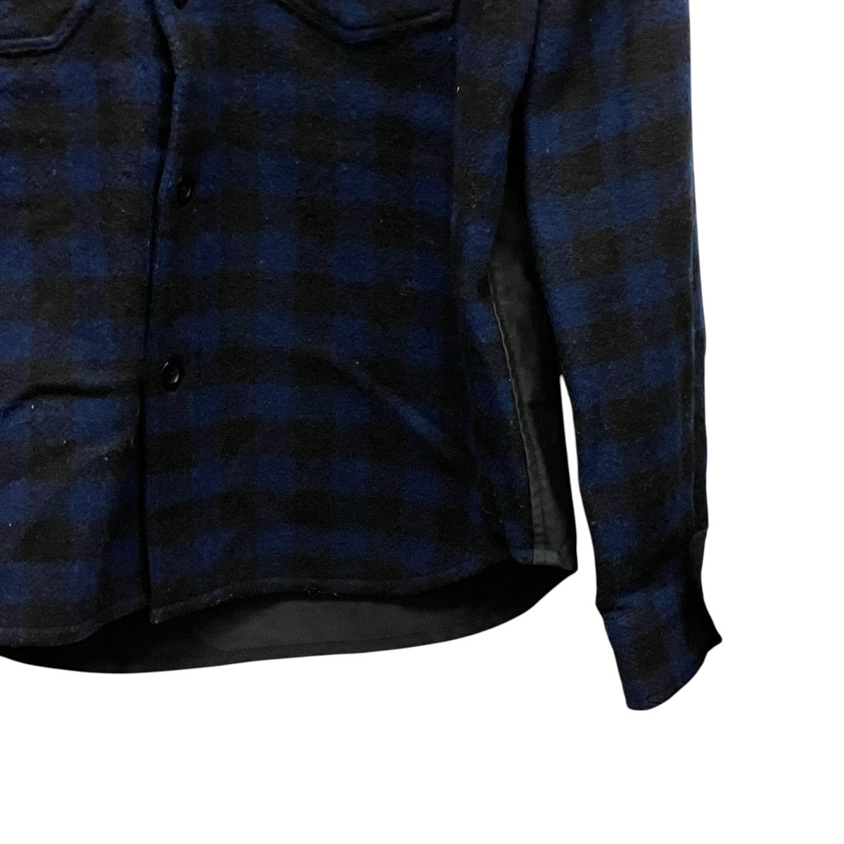 eYe COMME des GARCONS JUNYAWATANABE MAN 19AW切替チェックシャツジャケットWD-B912 古着・中古-4枚目のアイテム画像