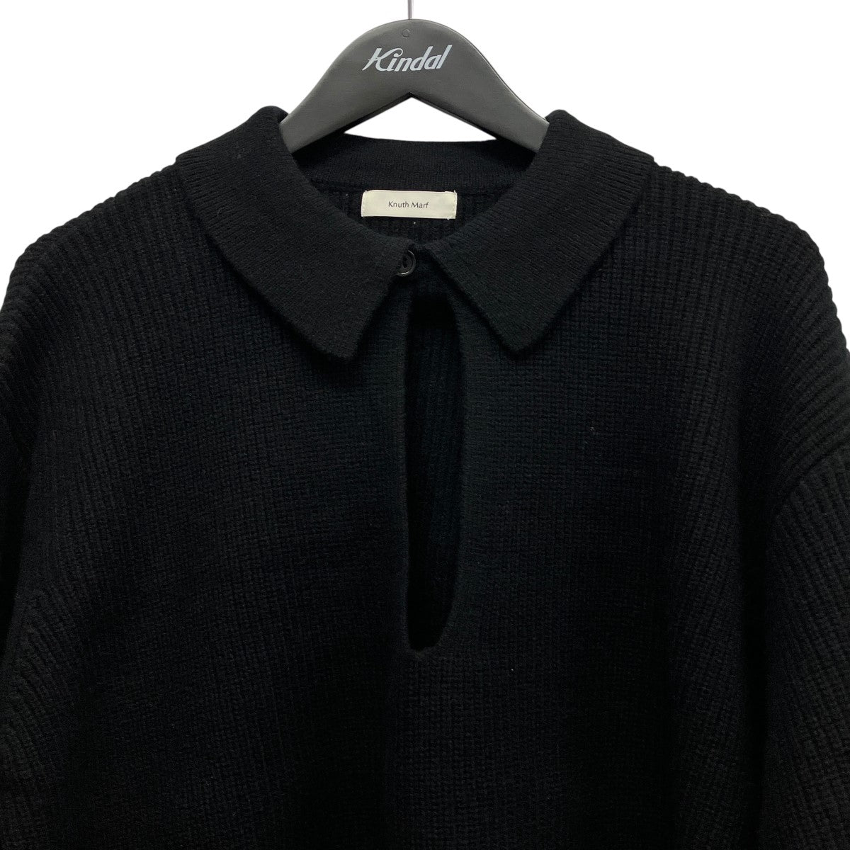 Knuth Marf プルオーバークロップドニットポロシャツKM25WG12 古着・中古-3枚目のアイテム画像