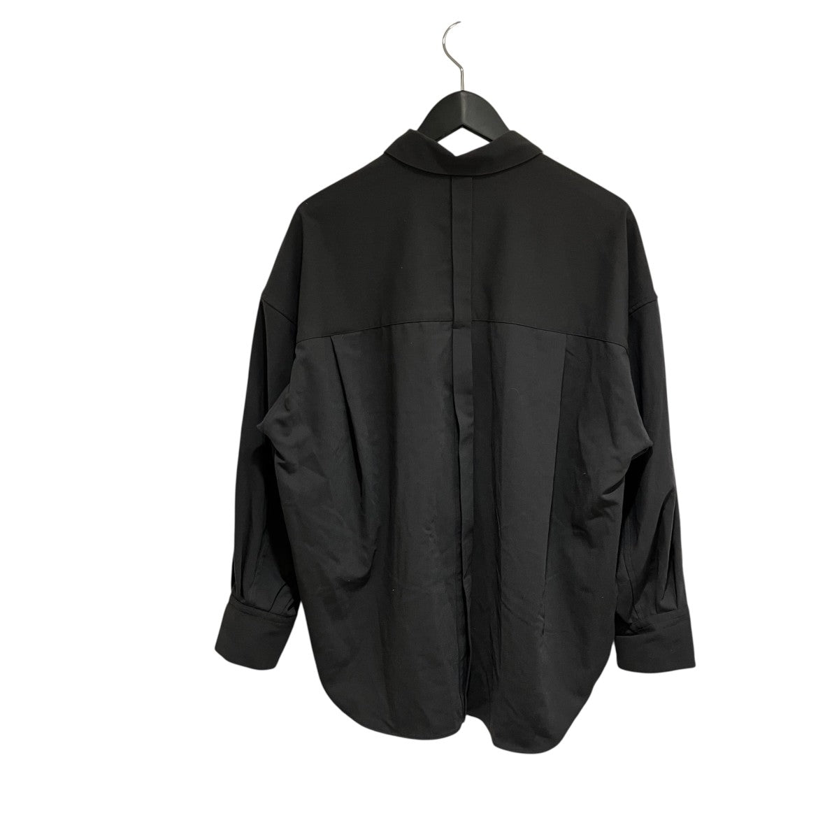 Oversized 4way Shirtバックスリットクロップド長袖シャツ125200004