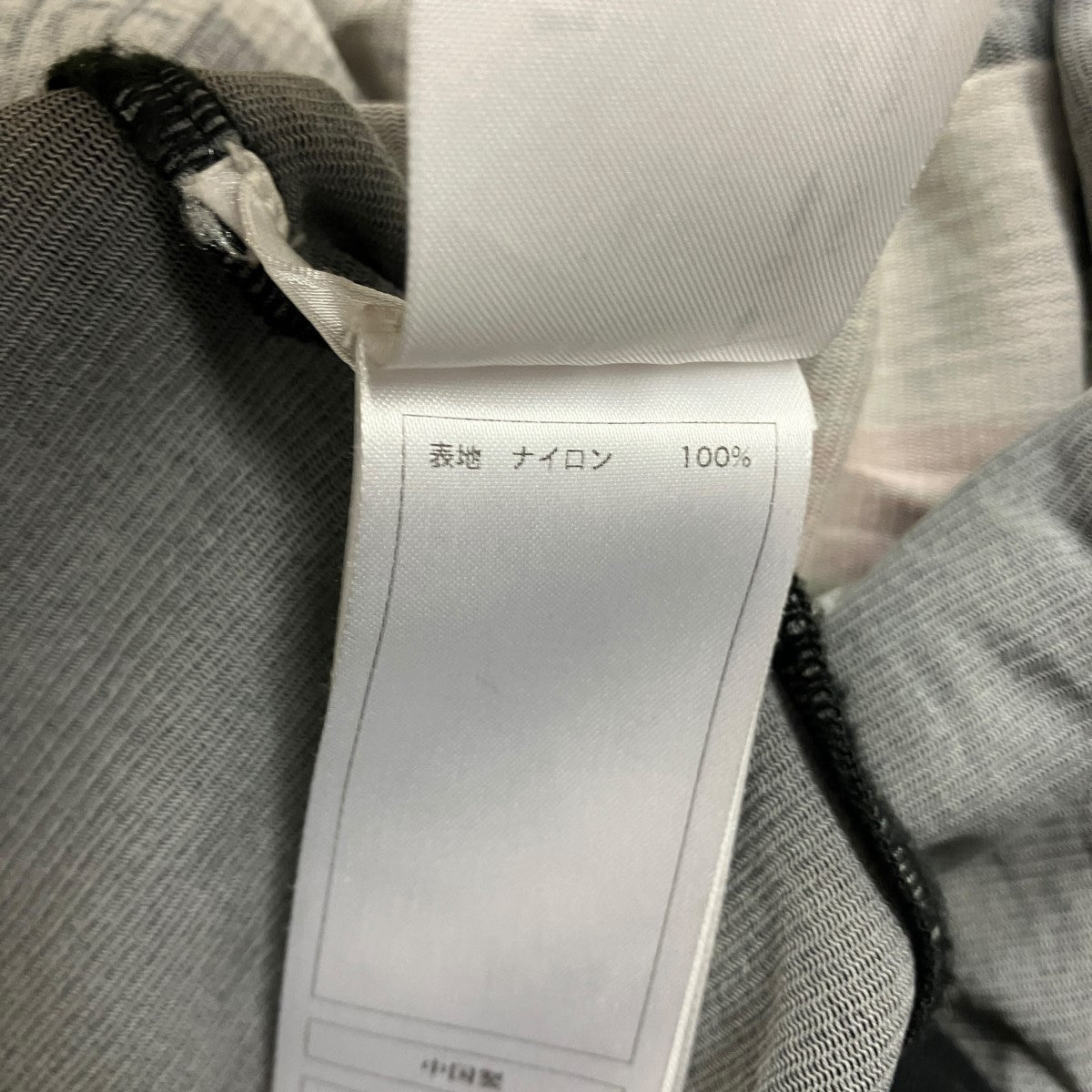 mukcyen Painted Face Dress総柄ベルテッドシースルーワンピースM256DR05P 古着・中古-7枚目のアイテム画像