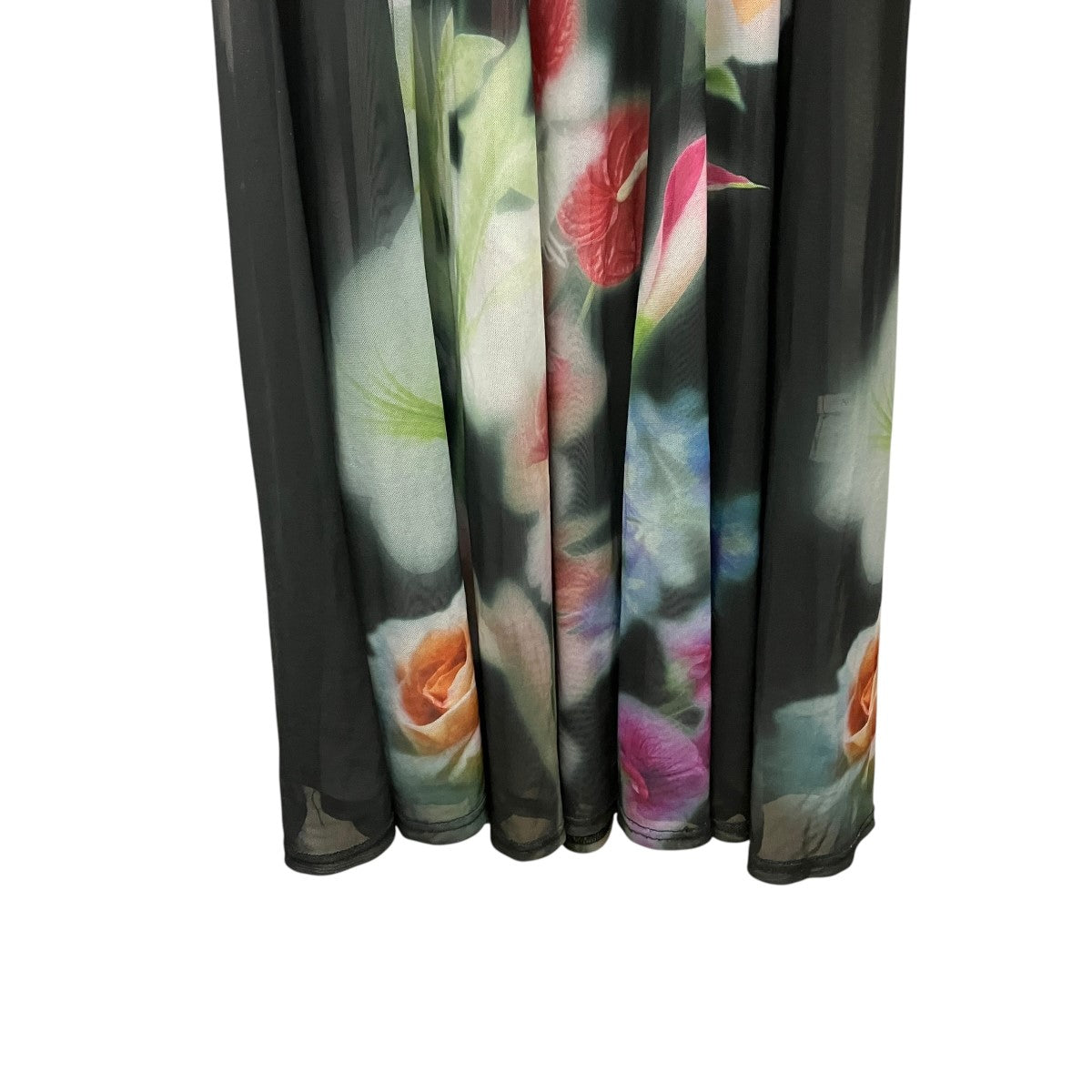 AMERI SMOKE FLOWER FLARE DRESSシースルー総柄ワンピース0125105720100 古着・中古-5枚目のアイテム画像