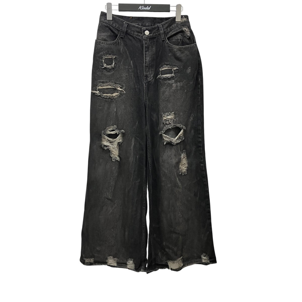 damage denim pantsダメージ加工デニムパンツKM25SUG05