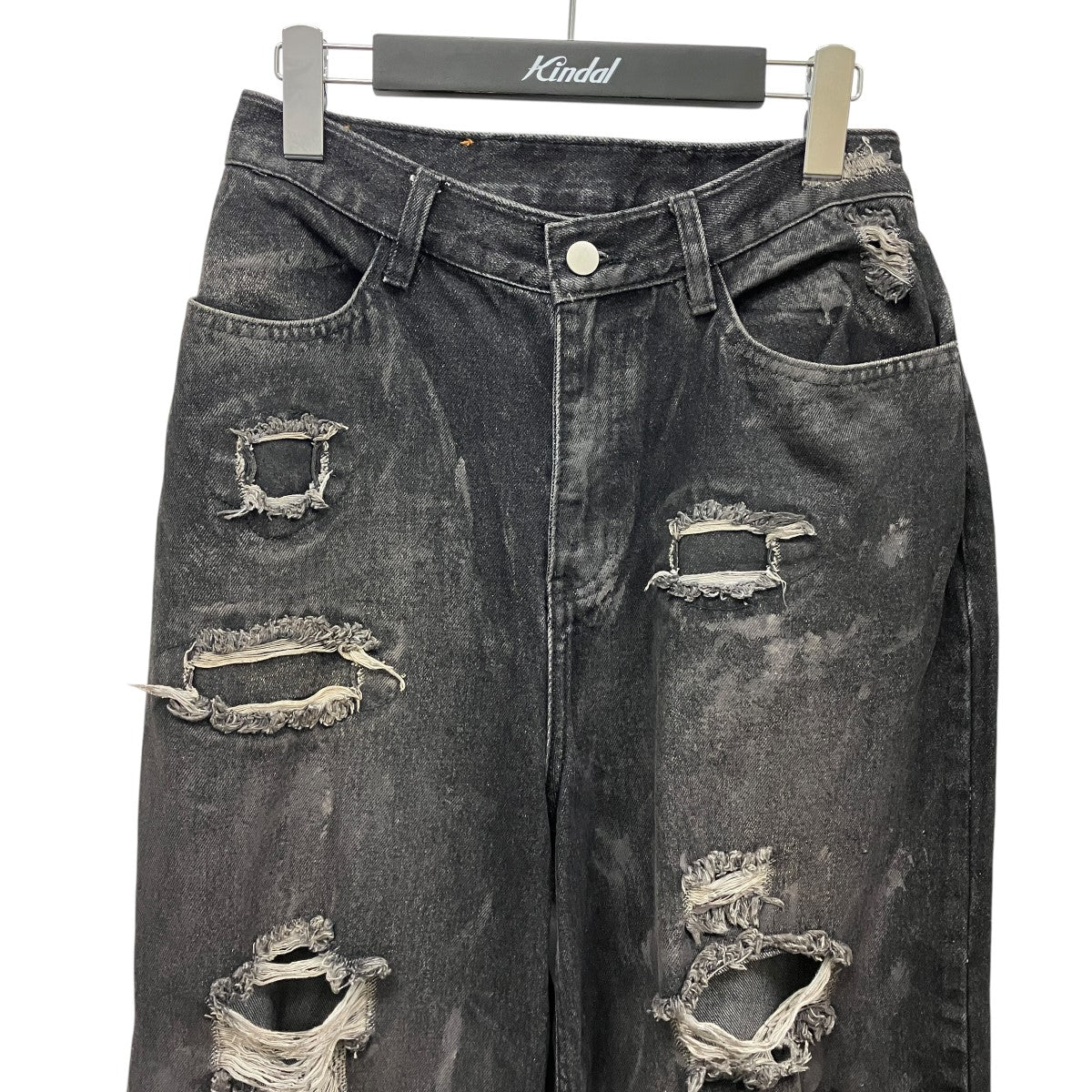 damage denim pantsダメージ加工デニムパンツKM25SUG05