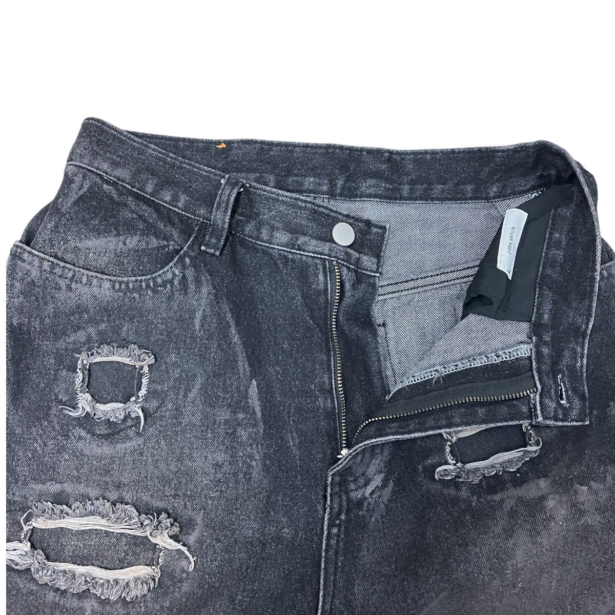 damage denim pantsダメージ加工デニムパンツKM25SUG05