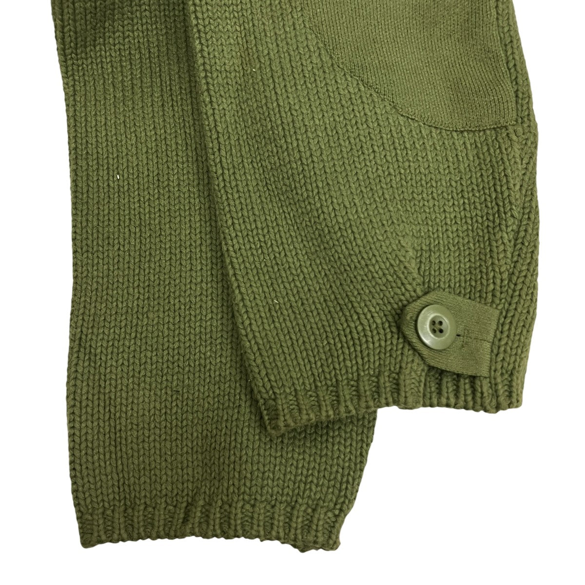 GOAT ESSENCE MOTORCYCLE KNIT JACKETダブルニットカーディガンGE0030 古着・中古-5枚目のアイテム画像