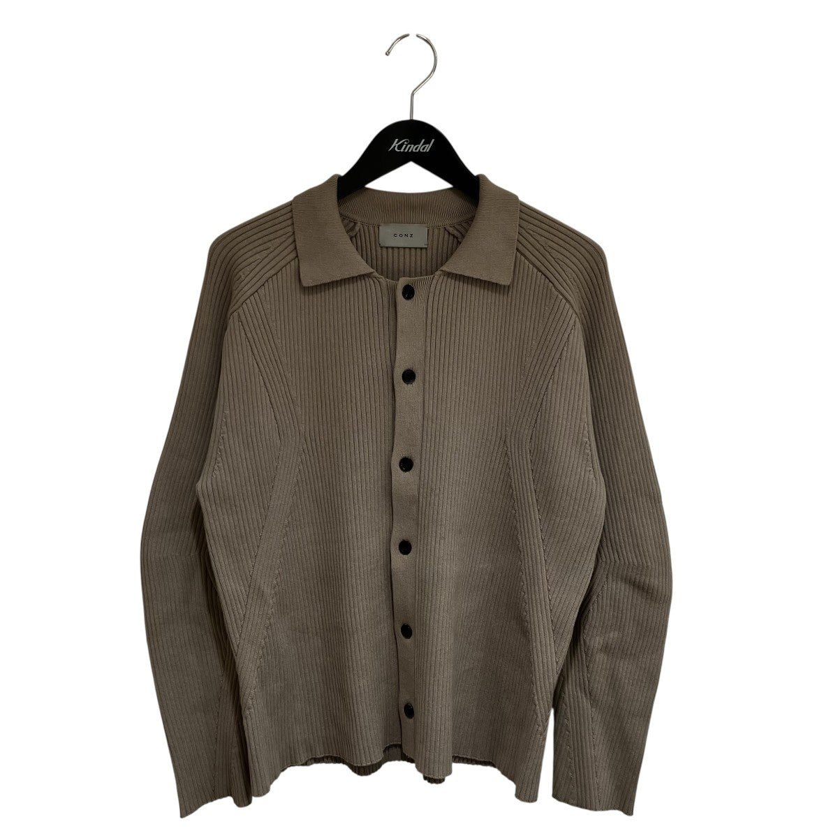 RIBBED SHIRT CARDIGANニットカーディガン305531012