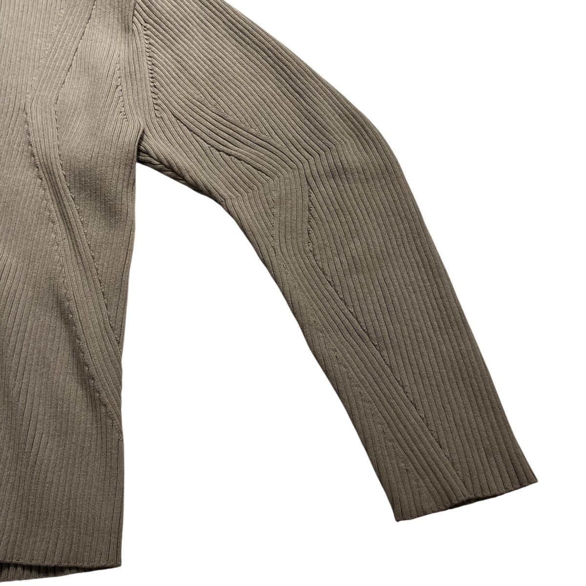 RIBBED SHIRT CARDIGANニットカーディガン305531012
