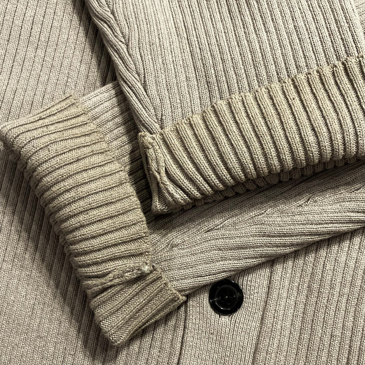RIBBED SHIRT CARDIGANニットカーディガン305531012