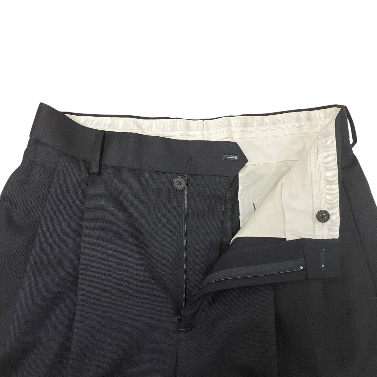 L’ECHOPPE ストレート ウール パンツスラックス25-030-053-8000-1-0 古着・中古-5枚目のアイテム画像