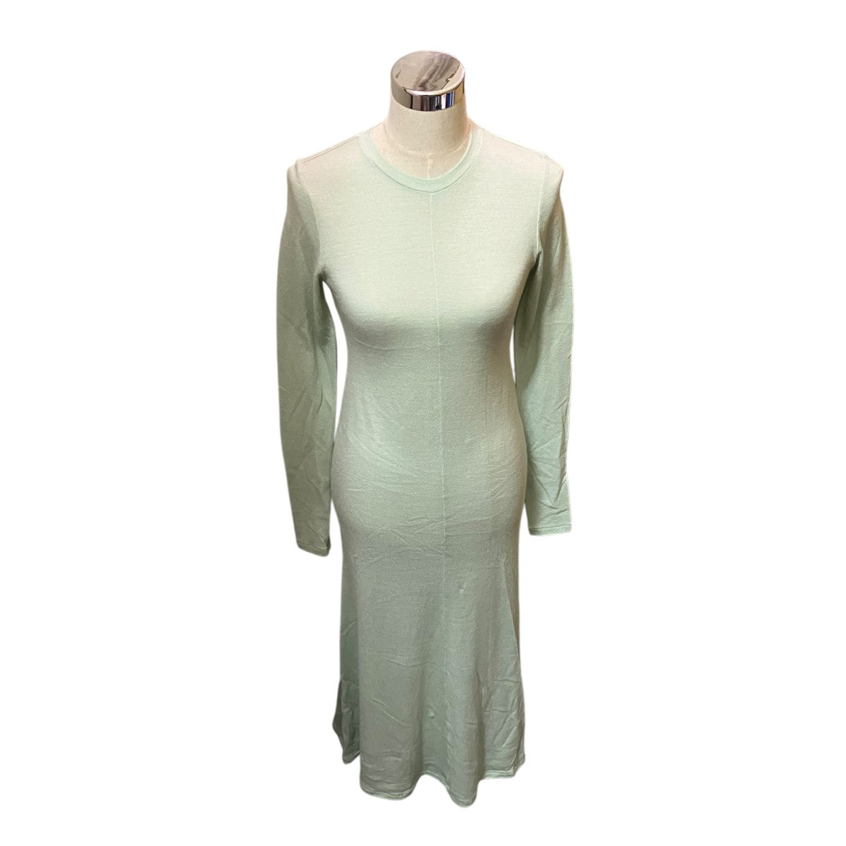 AURALEE WOOL AMUNZEN DRESSウールクルーネックワンピースA24AD04NJ 古着・中古-1枚目のアイテム画像