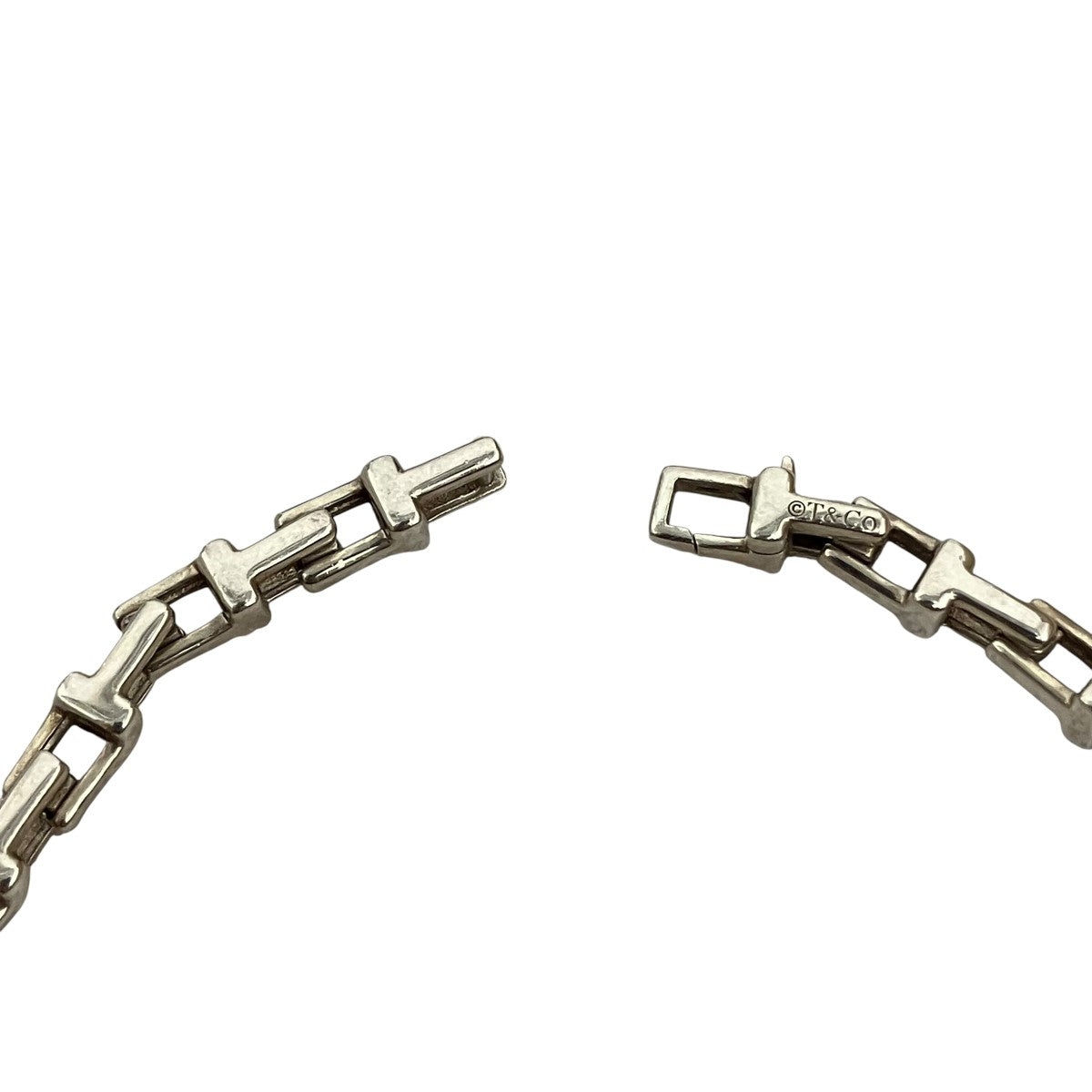 Tiffany ＆ Co． T Narrow Chain Necklace 51cm 38．1ｇTナローチェーンネックレス 古着・中古-3枚目のアイテム画像