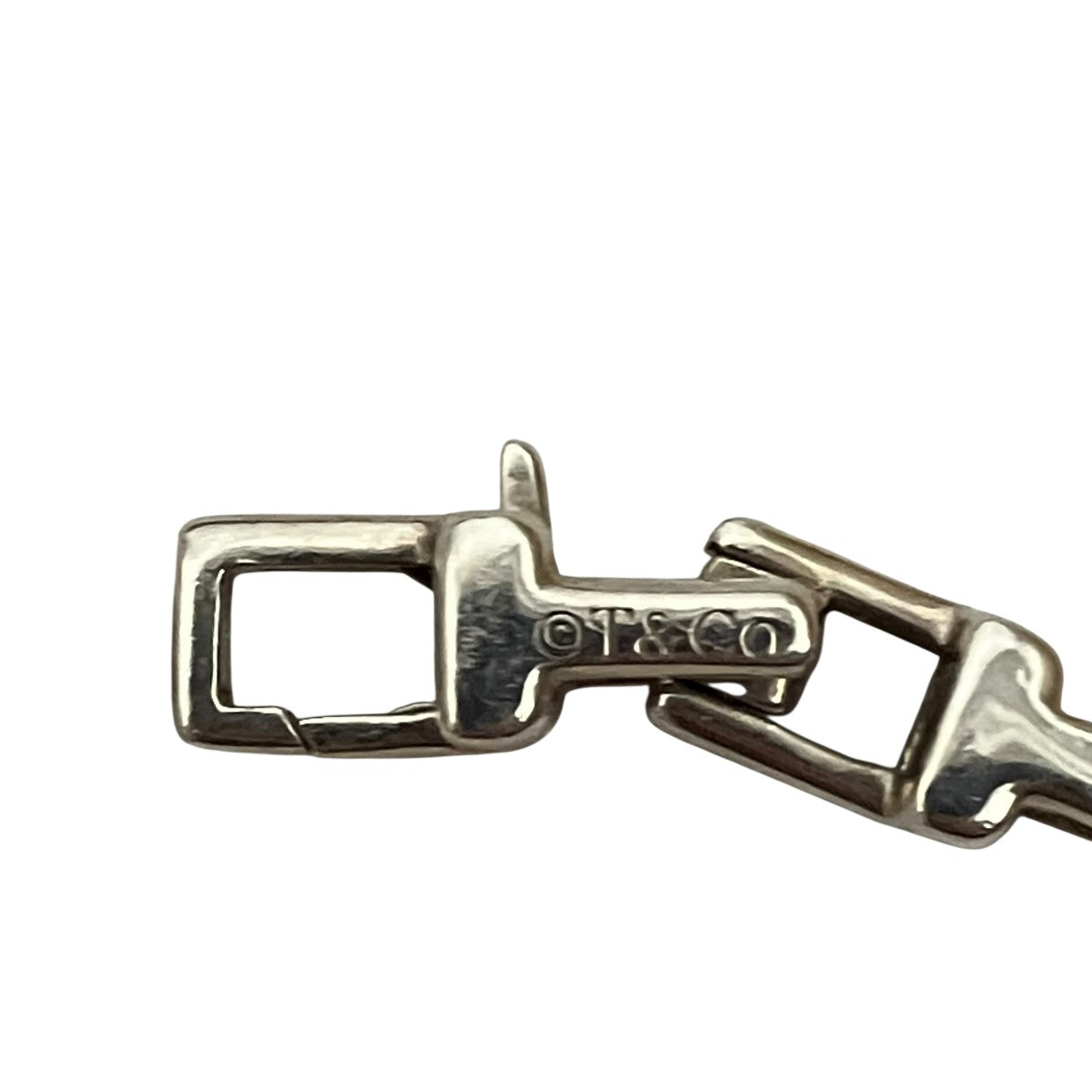 Tiffany ＆ Co． T Narrow Chain Necklace 51cm 38．1ｇTナローチェーンネックレス 古着・中古-4枚目のアイテム画像