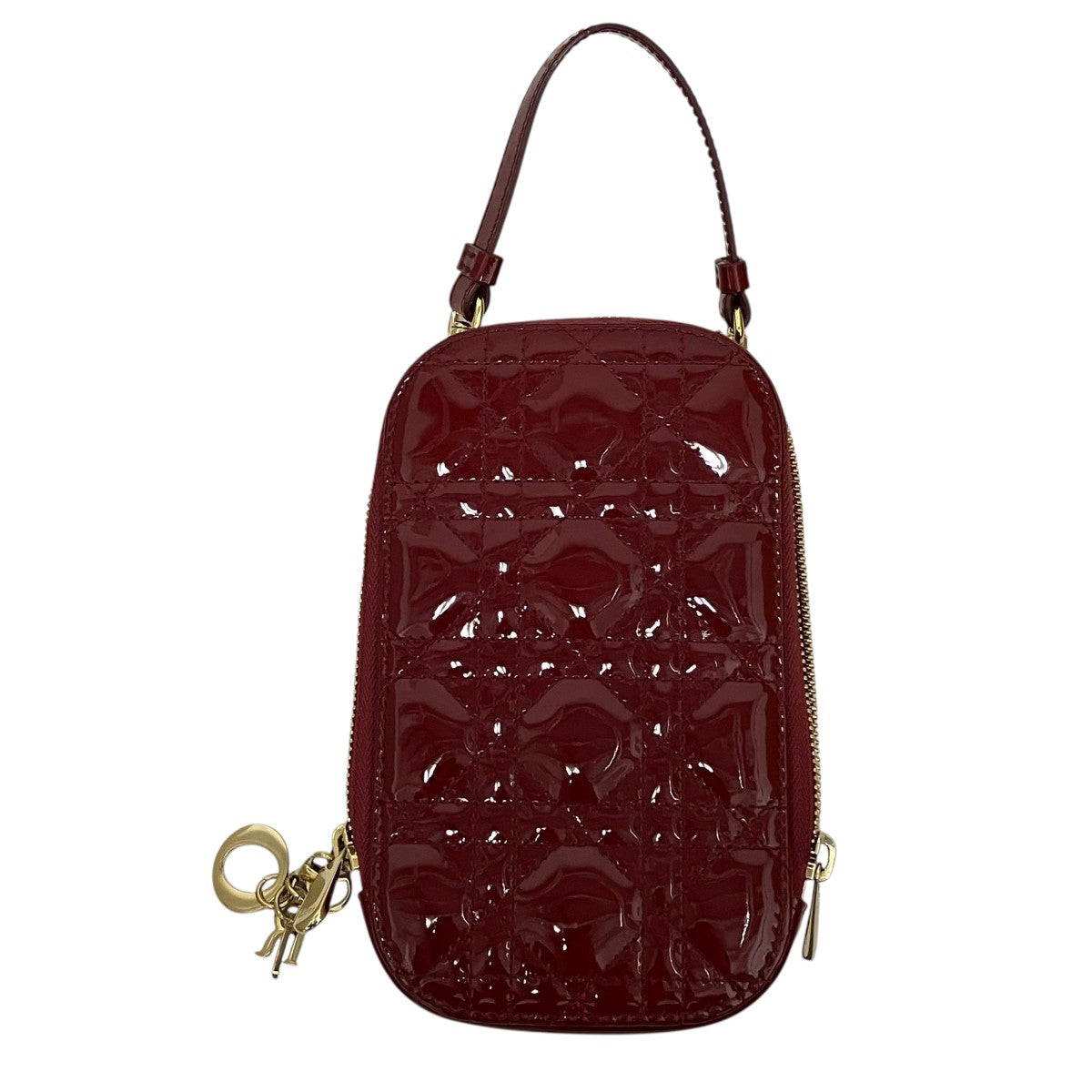 Christian Dior エナメルチェーンフォンショルダーバッグ 古着・中古-2枚目のアイテム画像