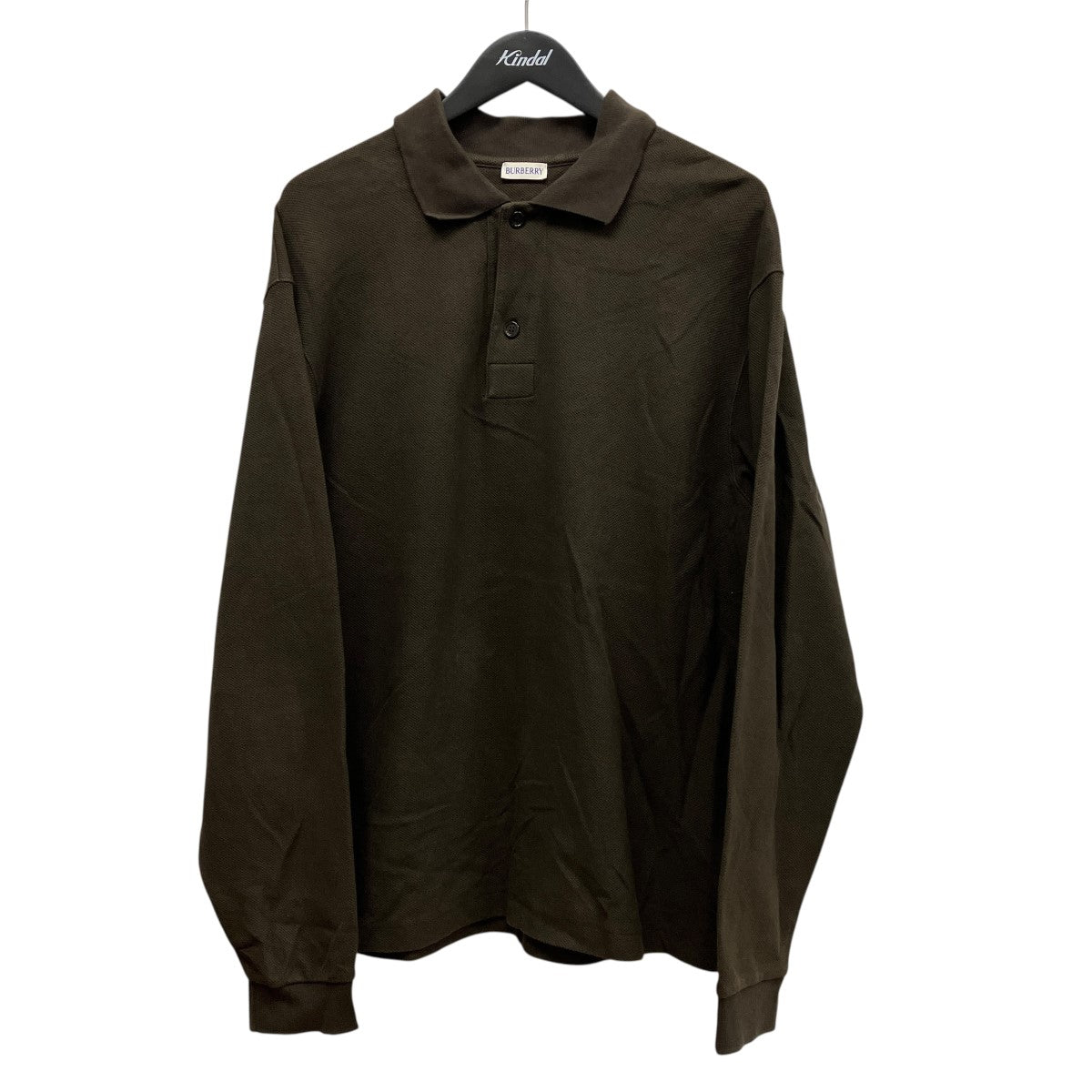 BURBERRY Long-sleeve Cotton Polo Shirtニット長袖ポロシャツ8077871 古着・中古-1枚目のアイテム画像