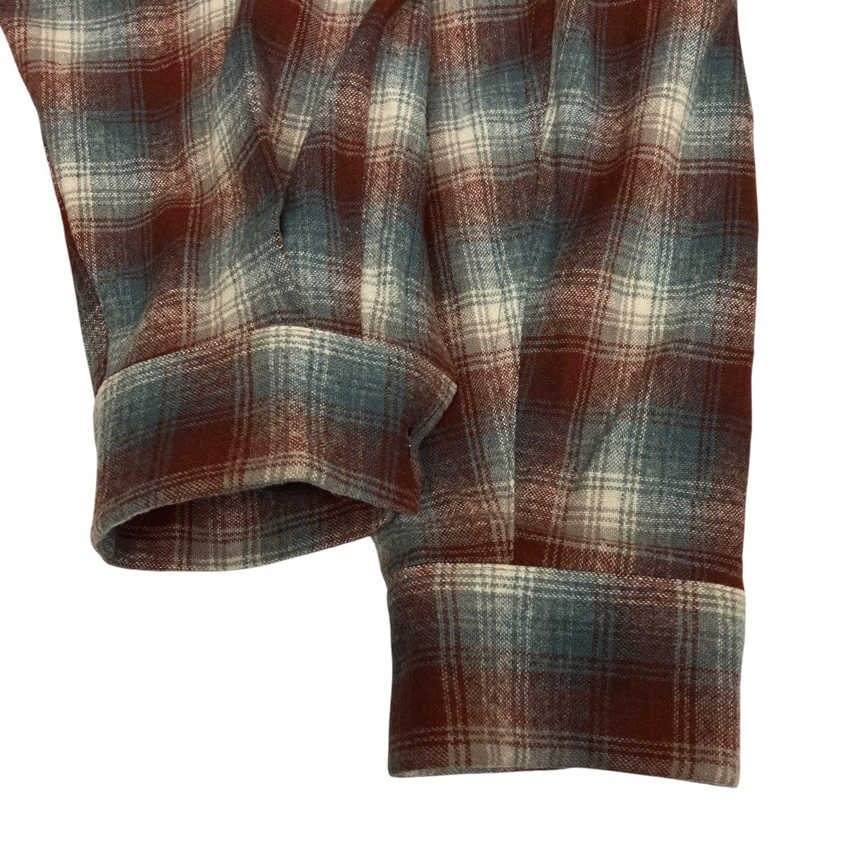 Maison Margiela×PENDLETON 23AWウールオープンカラー長袖チェックシャツS67DT0010 古着・中古-5枚目のアイテム画像