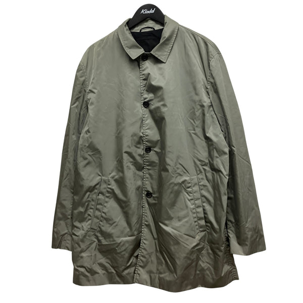 PRADA(プラダ) 90sナイロンステンカラーコート グレー サイズ L