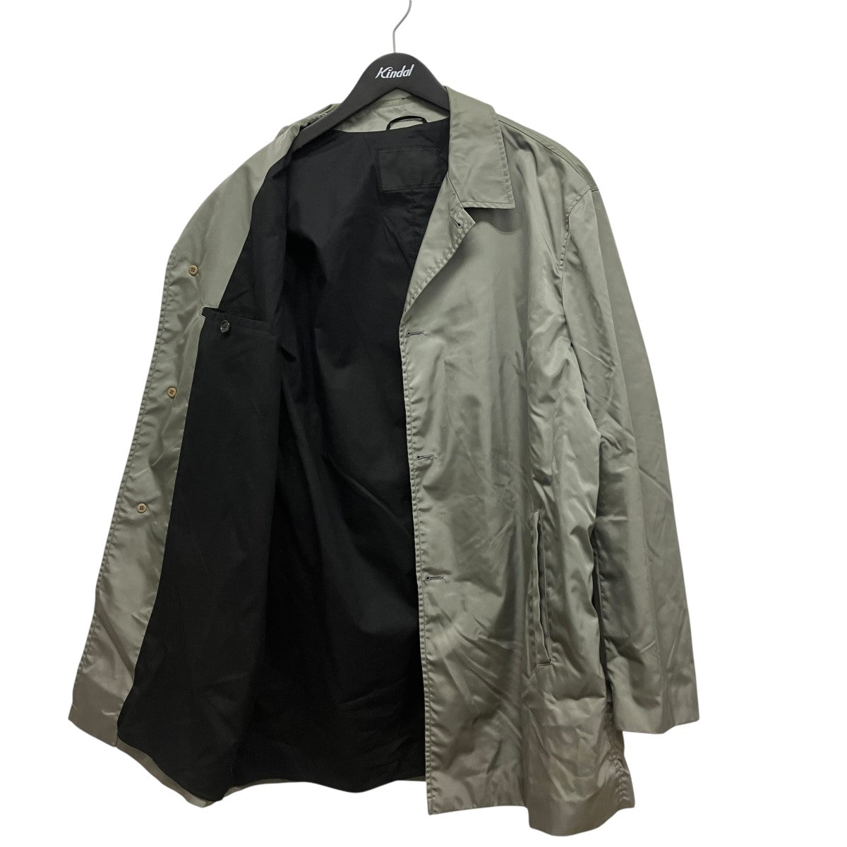 PRADA 90sナイロンステンカラーコート 古着・中古-3枚目のアイテム画像