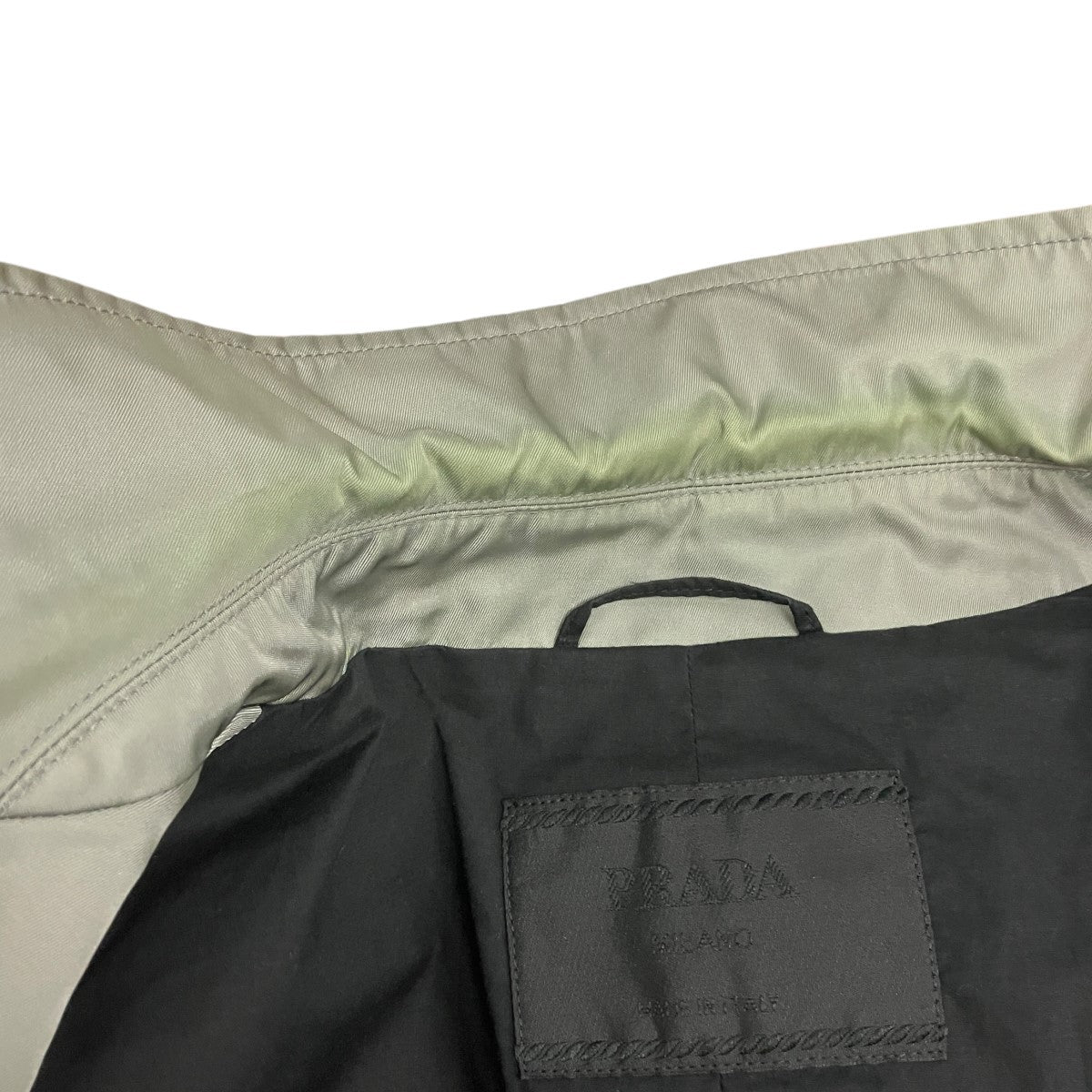 PRADA 90sナイロンステンカラーコート 古着・中古-9枚目のアイテム画像