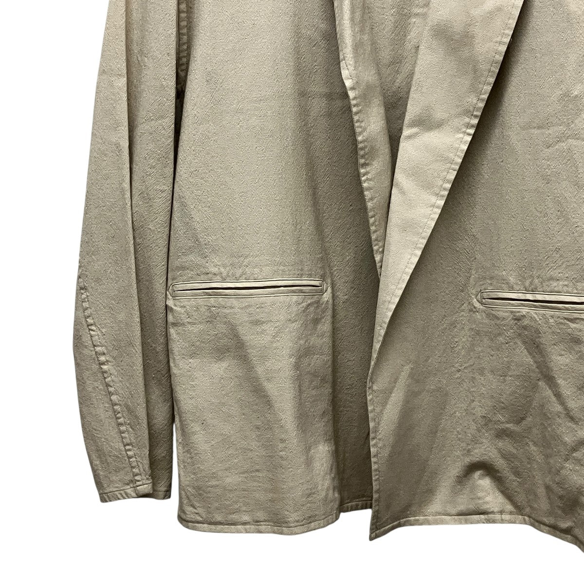 Silk Wool Tropical Cardigan Jacketシルク混テ-ラードボタンレスジャケットBHS22S003