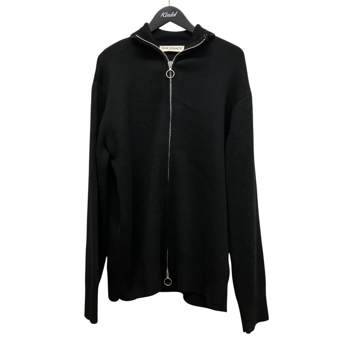 OUR LEGACY 23AWFUNICHAN SWEATERジップアップニットM4233FSB 古着・中古-1枚目のアイテム画像