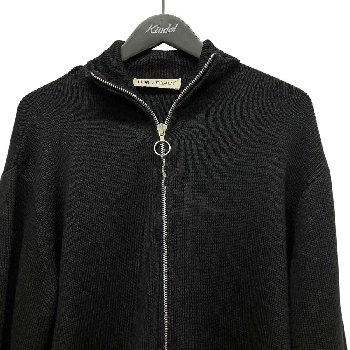 OUR LEGACY 23AWFUNICHAN SWEATERジップアップニットM4233FSB 古着・中古-3枚目のアイテム画像
