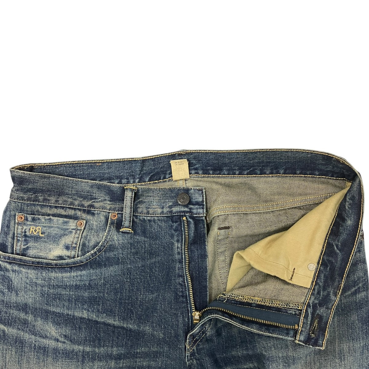 RRL ウォッシュド ストレートジーンズデニムパンツ782890012001 古着・中古-5枚目のアイテム画像