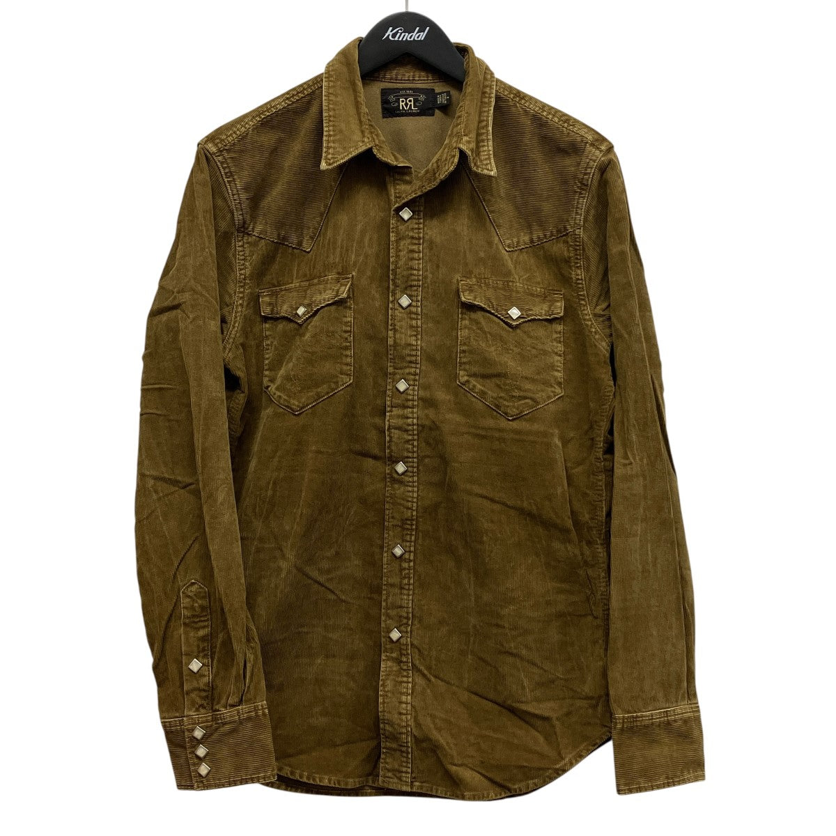 RRL ウエスタン長袖コーデュロイシャツ782911287001 古着・中古-1枚目のアイテム画像