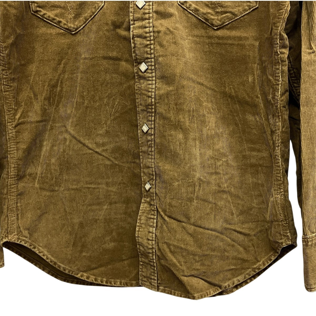 RRL ウエスタン長袖コーデュロイシャツ782911287001 古着・中古-4枚目のアイテム画像