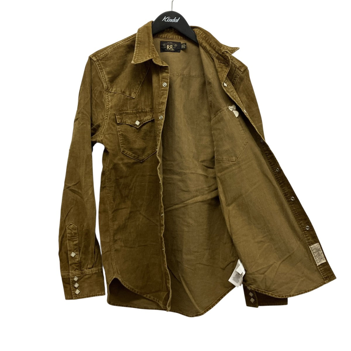 RRL ウエスタン長袖コーデュロイシャツ782911287001 古着・中古-5枚目のアイテム画像