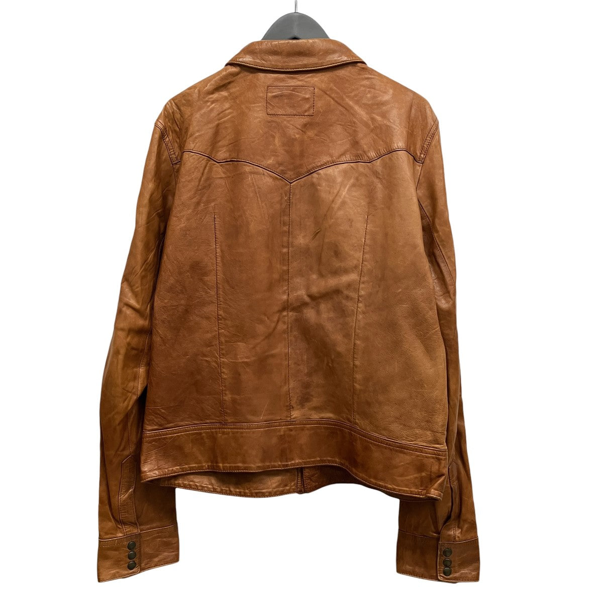 DOLCE ＆ GABBANA レザージャケットG9B93L 古着・中古-2枚目のアイテム画像