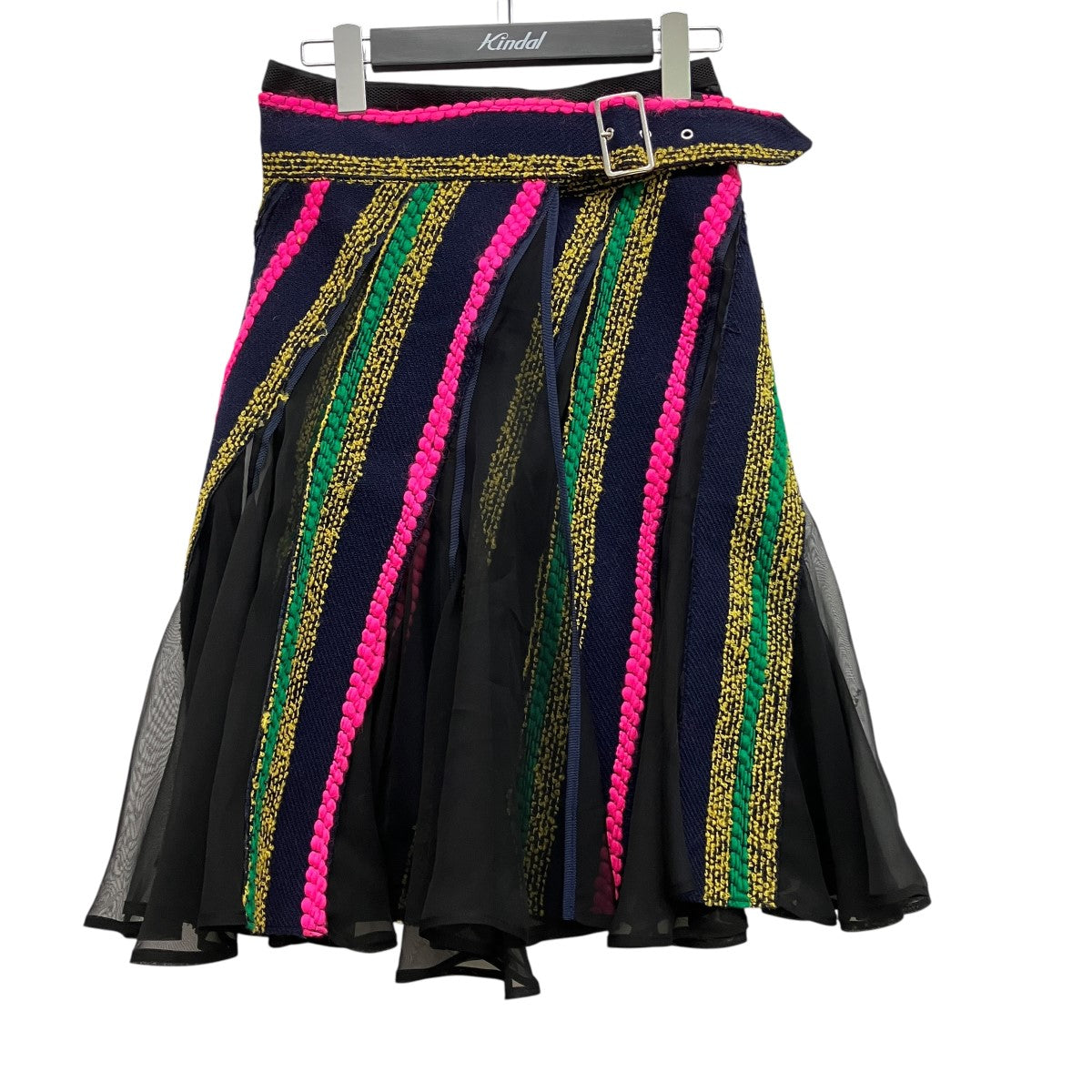 sacai ウールシアースカート15-02344 古着・中古-1枚目のアイテム画像