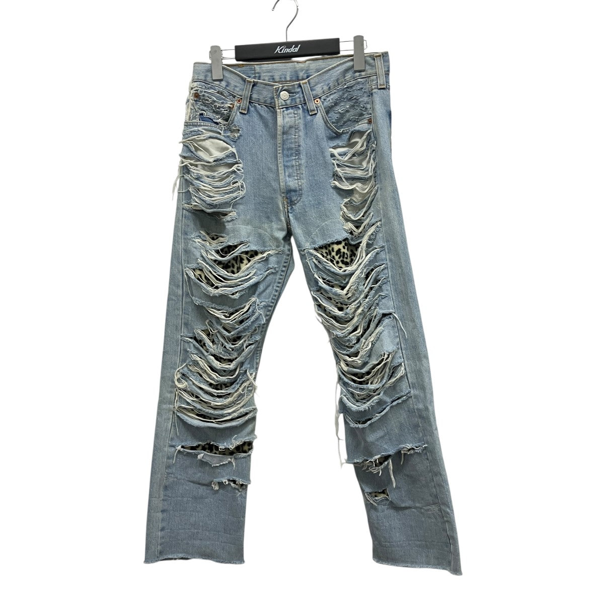 VINTI ANDREWS 再構築ダメージ汚れ加工デニムパンツ 古着・中古-1枚目のアイテム画像