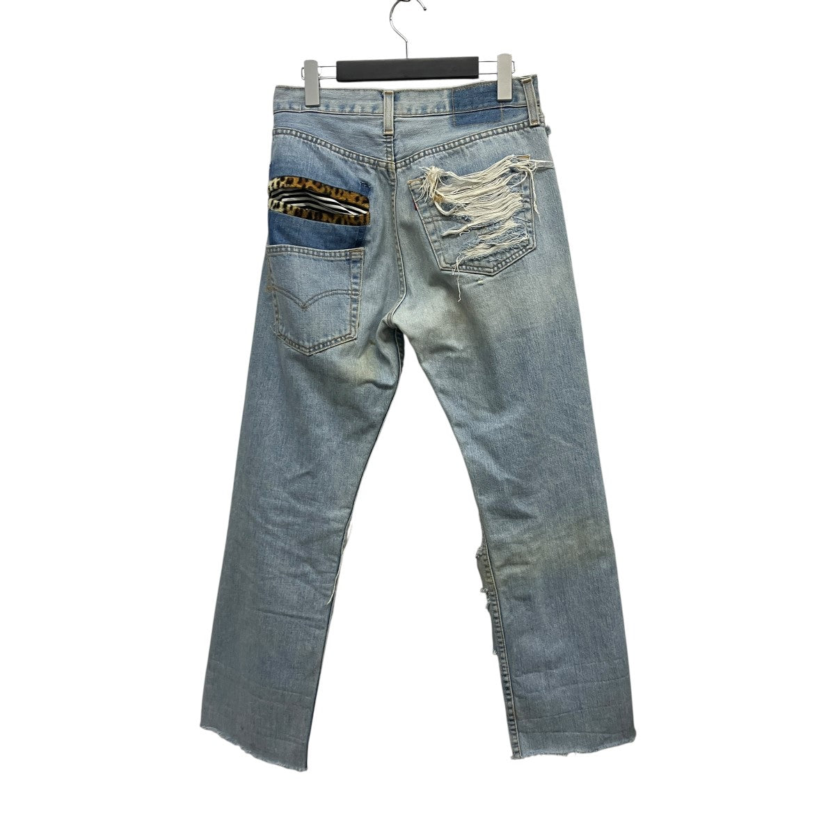 VINTI ANDREWS 再構築ダメージ汚れ加工デニムパンツ 古着・中古-2枚目のアイテム画像