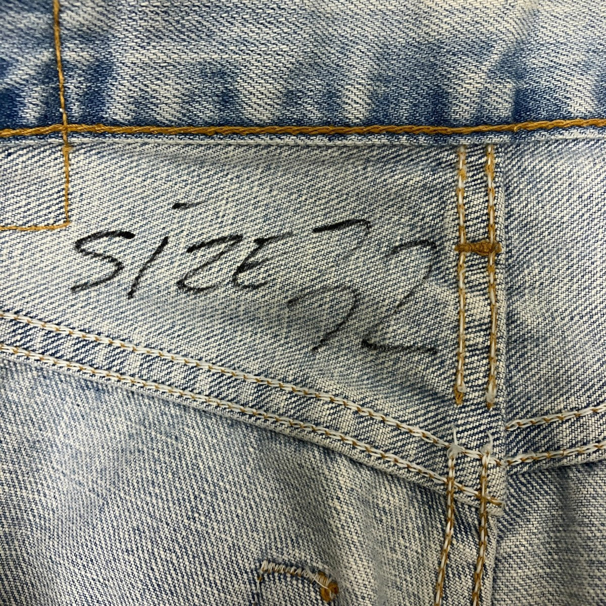 VINTI ANDREWS 再構築ダメージ汚れ加工デニムパンツ 古着・中古-6枚目のアイテム画像