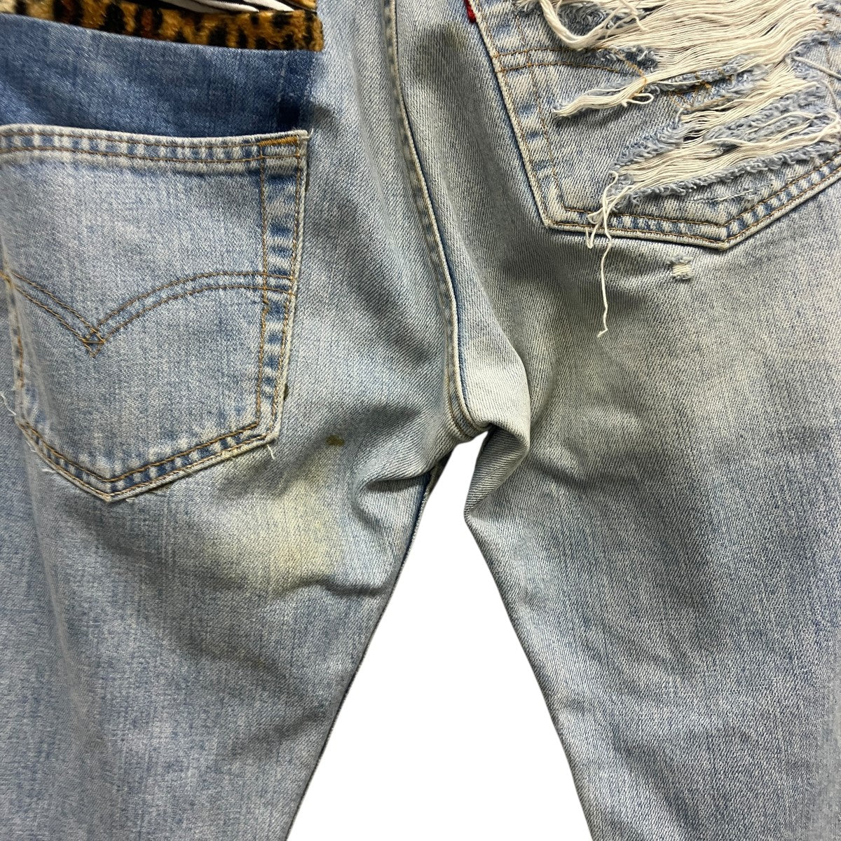 VINTI ANDREWS 再構築ダメージ汚れ加工デニムパンツ 古着・中古-9枚目のアイテム画像