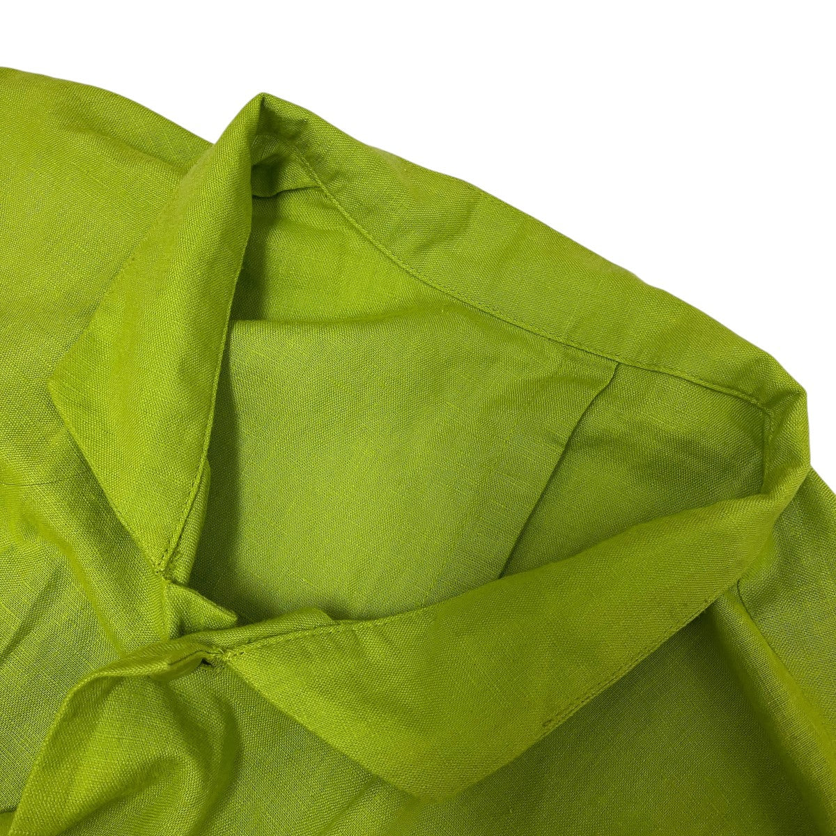 HOMME PLISSE ISSEY MIYAKE オーバーサイズノーカラー半袖シャツHP12FJ015 古着・中古-7枚目のアイテム画像