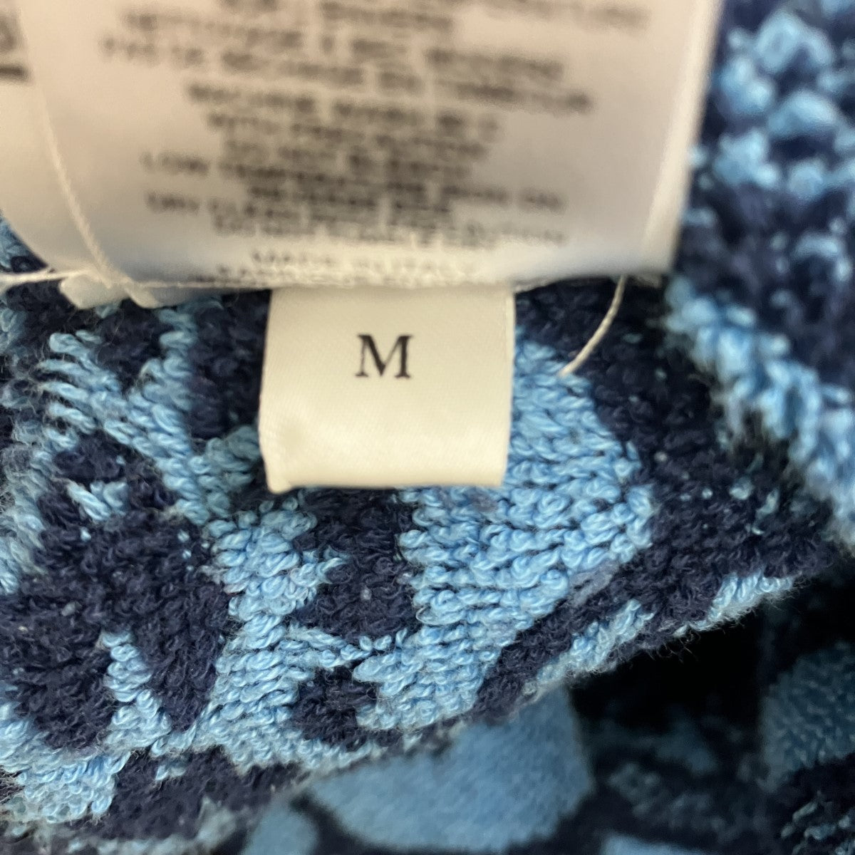 marine serre ORIENTAL TOWELS BOWLING SHIRT総柄パイル半袖オープンカラーシャツT249SS23X 古着・中古-5枚目のアイテム画像