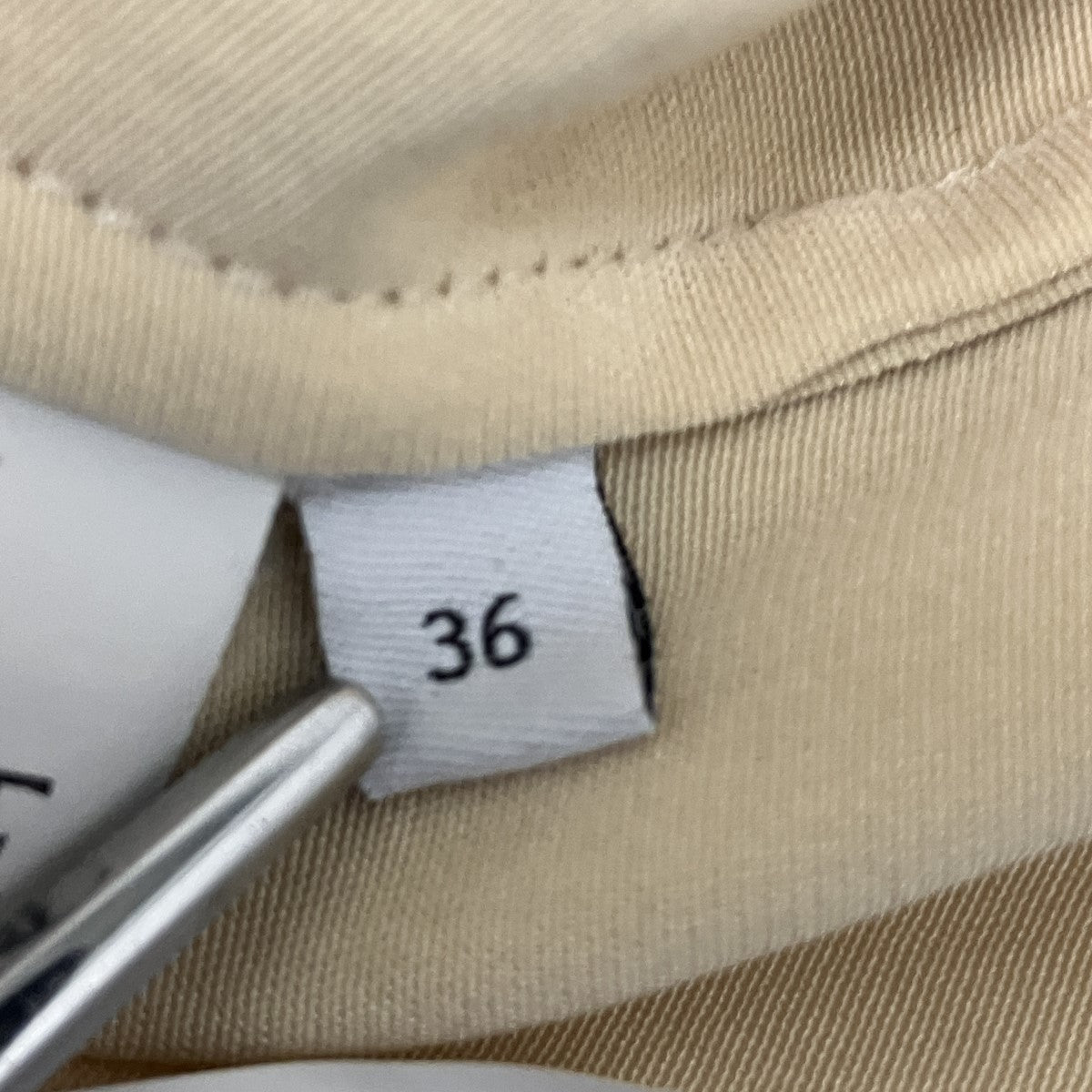 LOEWE ベルテッドサテンワンピースS359335XBR 古着・中古-7枚目のアイテム画像
