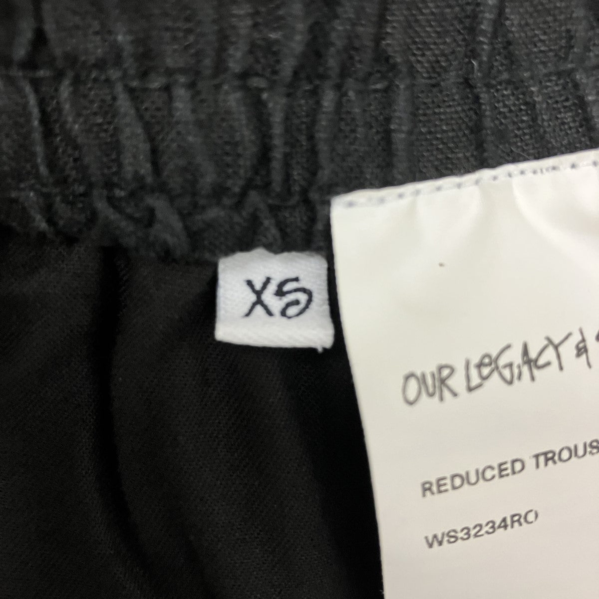 stussy×OUR LEGACY REDUCED TROUSERトラウザーズWS3234RO 古着・中古-6枚目のアイテム画像