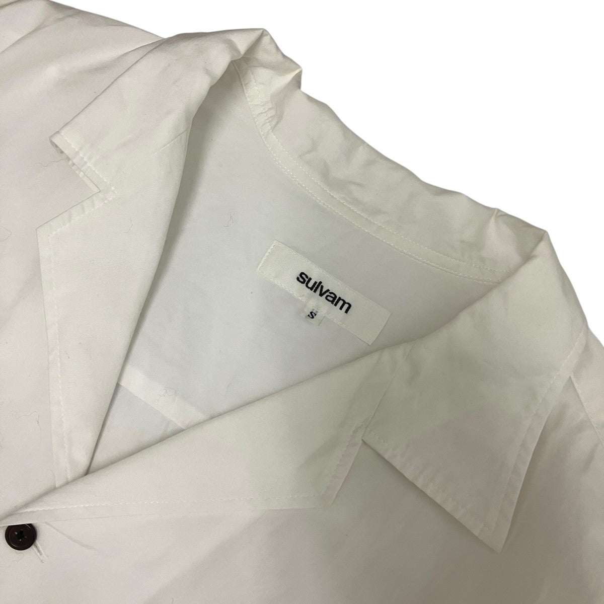 sulvam オープンカラーシャツMV-B02-001 古着・中古-6枚目のアイテム画像