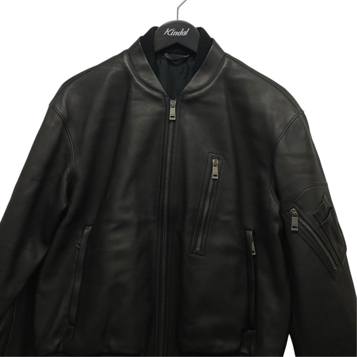 JIL SANDER オールレザーボンバージャケットJSMI654270 古着・中古-3枚目のアイテム画像