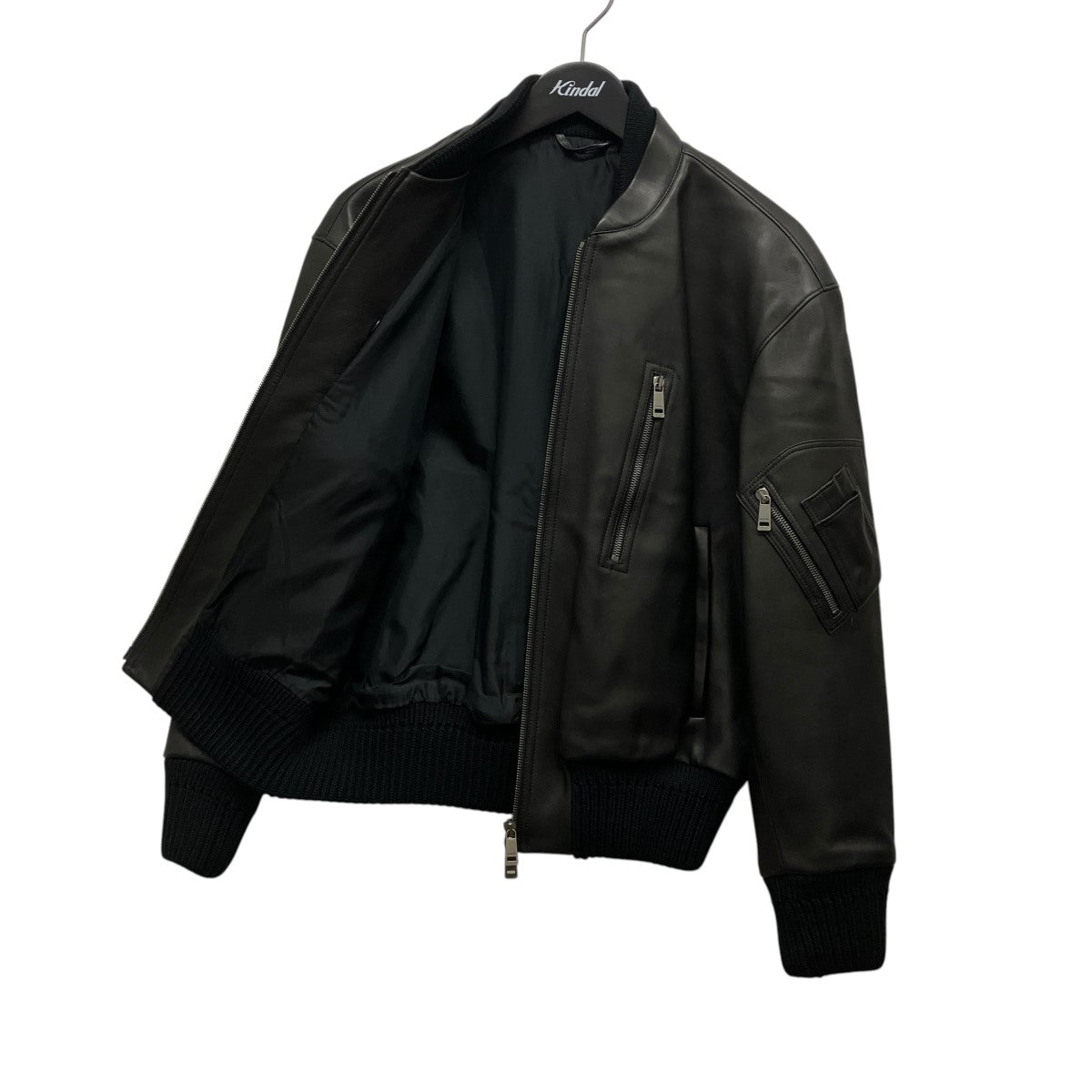JIL SANDER オールレザーボンバージャケットJSMI654270 古着・中古-5枚目のアイテム画像