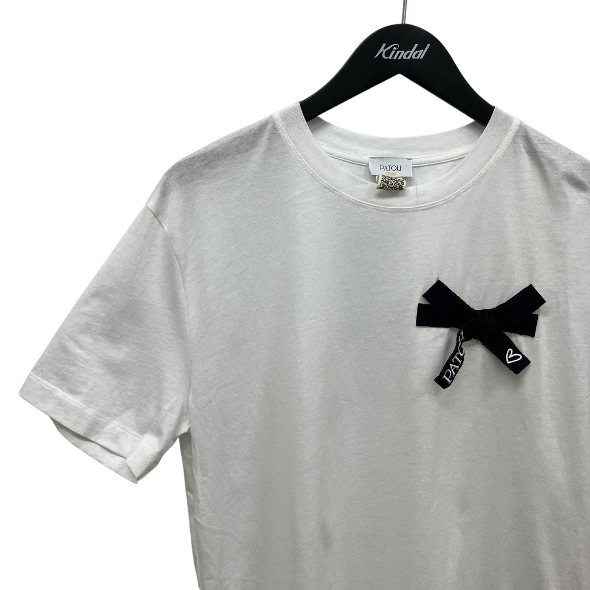 Patou 26SSオーガニックコットン ボウTシャツ26S-JE185-9999 古着・中古-5枚目のアイテム画像