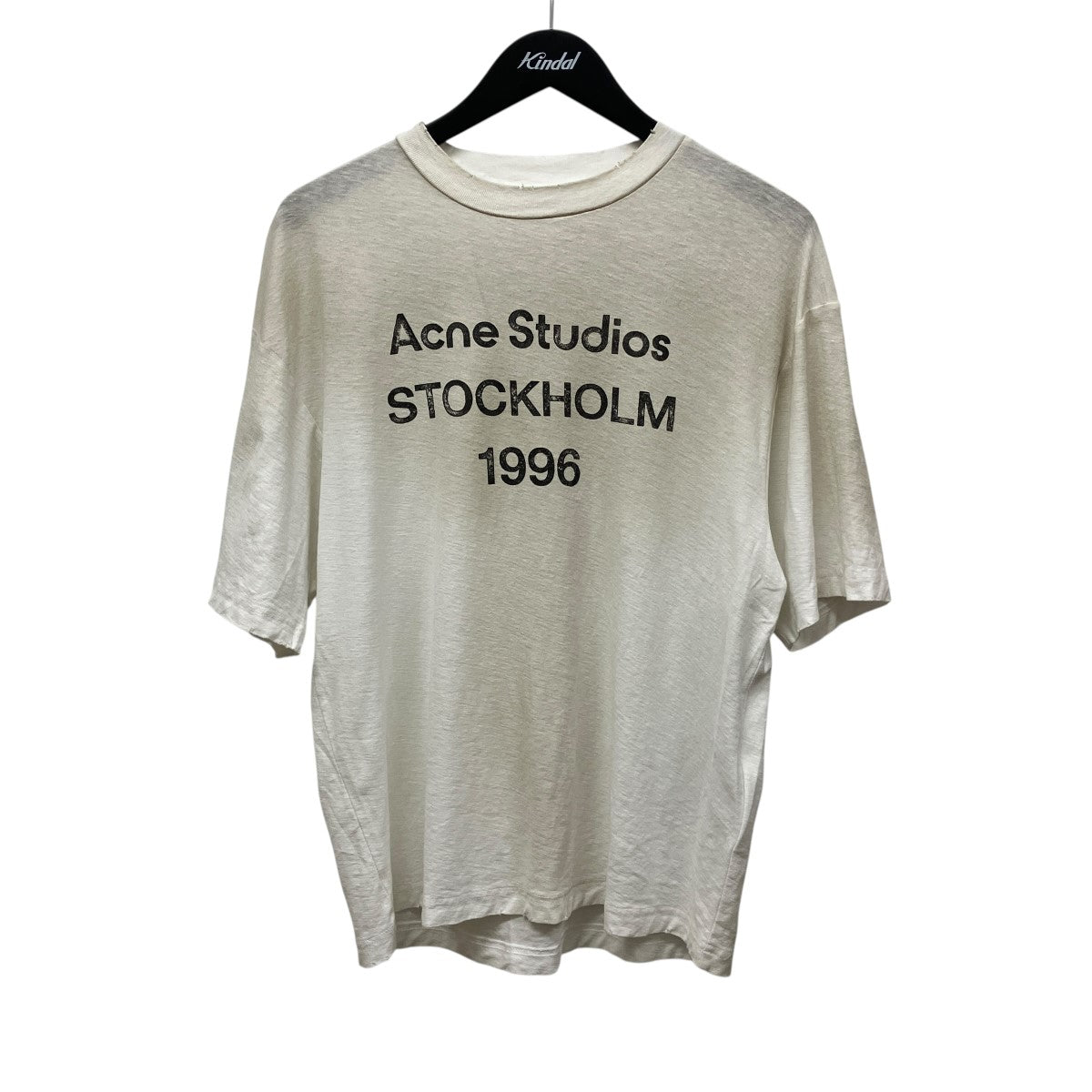 ACNE STUDIOS スプレー加工ロゴTシャツFN-UX-TSHI000013 古着・中古-1枚目のアイテム画像