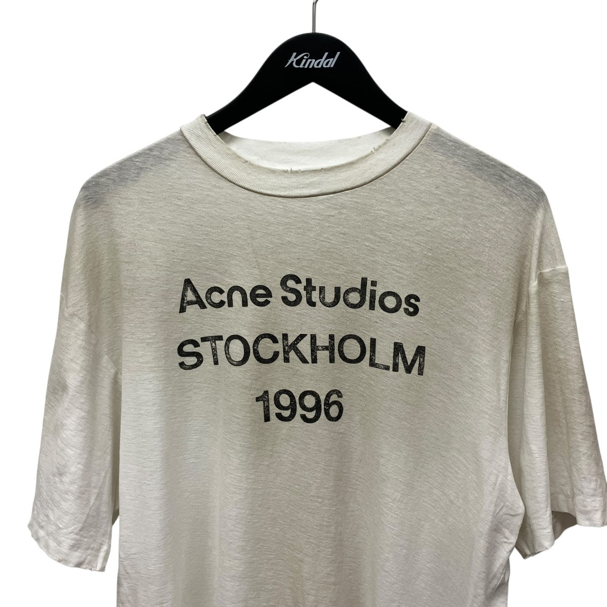 ACNE STUDIOS スプレー加工ロゴTシャツFN-UX-TSHI000013 古着・中古-3枚目のアイテム画像