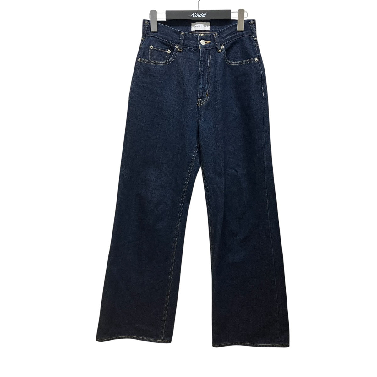 straight soft flare denimワイドデニムパンツ902330225